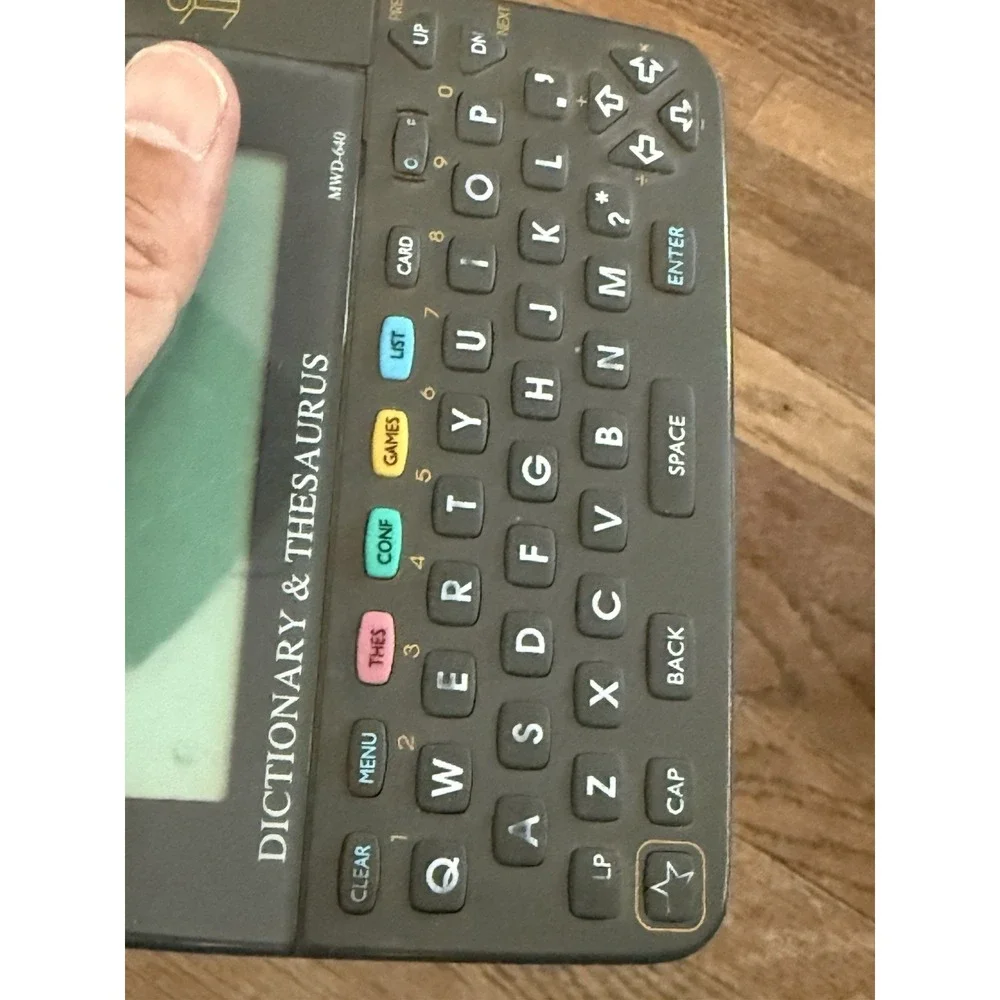 Franklin MWD-640 Electronic Bookman Dictionary Thesaurus Handheld Tested